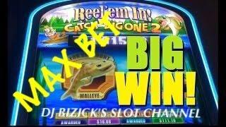 Catch the Big One 2 Slot Machine - MAX BET - HUGE WIN - BIG WIN! • DJ BIZICK'S SLOT CHANNEL