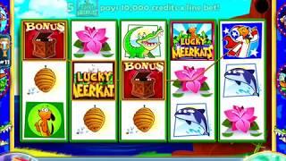 LUCKY MEERKATS Video Slot Casino Game with a "BIG WIN" LUCKY MEERKATS BONUS