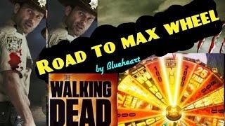The WALKING DEAD slot machine Max Bet Max wheel BIG WIN BONUS!