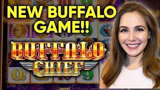 FIRST TRY! Buffalo Chief Slot Machine! BONUSES! All About Getting The Special Coin!