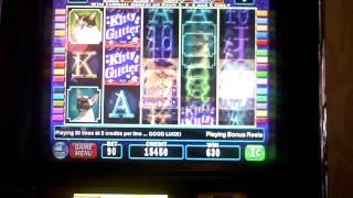 Kitty Glitter slot bonus win at Hollywood Casino.