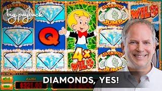 Richie Rich Slot - SHORT & SWEET - DIAMONDS, YES!