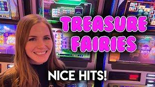 BONUSES! Treasure Fairies Slot Machine! Can I Advance All The Way?