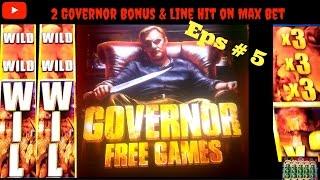 ( Halloween Eps : 5 ) Aristocrat - Walking Dead 2 : 2 Governor Bonus & Line Hit on a  Max Bet