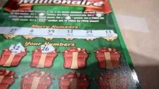 Merry Millionaire - $20 Illinois Instant Lottery Scratchcard Video