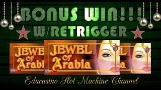 •JEWEL OF ARABIAN• BONUS W/RETRIGGER•  | BY IGT