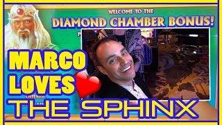 MARCO •'s The Sphinx 4D Slot Machine •HUGE WIN• Slot Machine Pokies w Brian Christopher