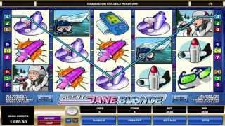 FREE Agent Jane Blonde ™ Slot Machine Game Preview By Slotozilla.com