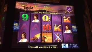 Centurion - Aristocrat Slot Machine Bonus Win - Nickel denomination