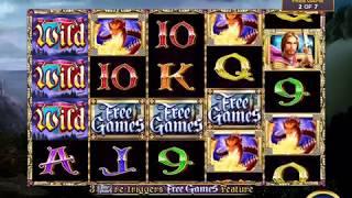 GOLDEN KNIGHT Video Slot Casino Game with a RETRIGGERED 
