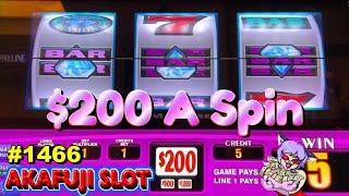 HIGH LIMIT $200 Double Diamond Deluxe Slot Machine YAAMAVA CASINO 赤富士スロット 超高額スロット