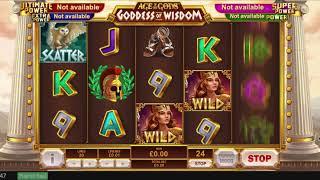 Age of the Gods: Goddess of Wisdom Slot Demo | Free Play | Online Casino | Bonus | Review