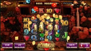 BONANZA slot features and HUGE win!