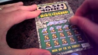 NEW GAME. CA$H MONEY $5 Scratch Off, Illinois Lottery. 2 WINNING Scratch Off Tickets!