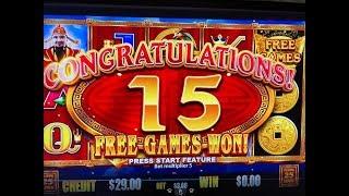 BIG WIN First Attempt•CHOY COIN DOA - DRAGON INGOT Slot Machine, Max Bet $3 San Manuel, Akafuji Slot
