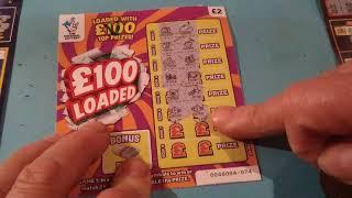 Scratchcard Monday 100 Loaded..Triple Cashword...Win-All..Triple Payout