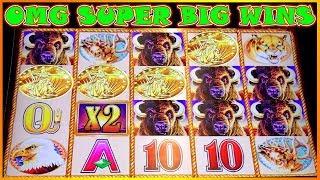 • OMG 4 COINS TRIGGER PAID OFF•️ • SUPER BIG WINS ON BUFFALO GOLD INSANE SPINS POKIES
