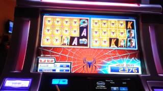 Spider-Man Slot Line hit - EXCELLENT WIN! NICKELS!