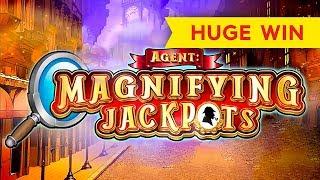 Agent: Magnifying Jackpots Slot - $10 Max Bet - HUGE WIN!