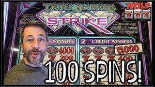 I DID 100 SPINS on a DOLLAR SLOT!! AND LOT'S OF OTHER WINS TOO!