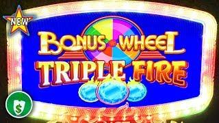 •️ New - Bonus Wheel Triple Fire slot machine, bonus