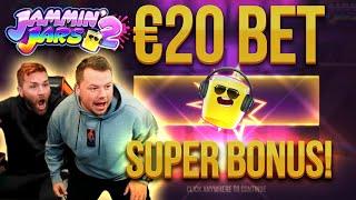 €20 SUPER BONUS on Jammin Jars 2!