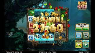 King of Cats Megaways by Big Time Gaming - The Puma Wilds & Free Spins