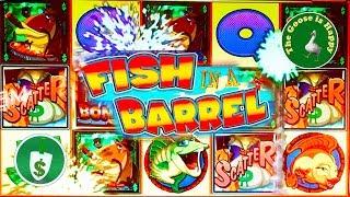 • Fish in a Barrel slot machine, Bonus Retriggers