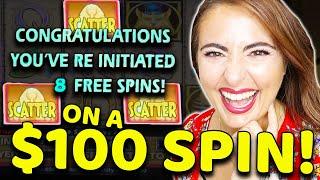 MASSIVE JACKPOT WON by RETRIGGERING the BONUS GAME on CLEO 2 with a $100/SPIN in the HIGH LIMIT ROOM