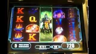 WMS Slot machine Black night II free spin bonus