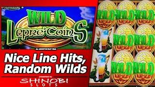 Wild Lepre'Coins Slot - Live Play, Nice Line Hits and Random Wilds