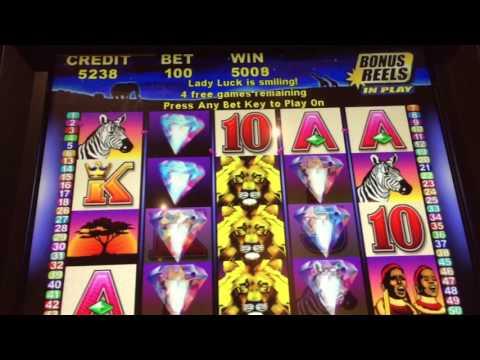 Aristocrat * 50 LIONS * Slot Machine NICE Free Spins Bonus