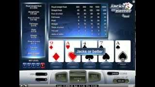 Jacks or Better Video Poker - Virtual Casino Games