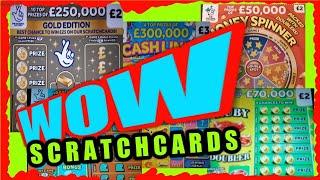 EXCITING Scratchcard Game...WIN £50..CASH LINES..CASH MATCH..MONEY SPINNER..£100,000..7s DOUBLER.