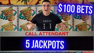 5 Handpay Jackpots On High Limit Konami Games - Up To $100 Max Bets