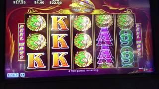 5 Treasures 88 Fortunes Clone  5 cent Denom Nice Win Free Spin bonus slot machine