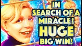 •HUGE WIN! BUT WHICH GAME?• IN SEARCH OF A MIRACLE! (WORLD OF WONKA) Slot Machine Bonus