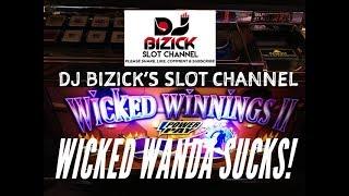 ~$ FREE SPIN BONUS $~ Wicked Winnings 2 Slot Machine! ~ WICKED WANDA IS CHEAP! • DJ BIZICK'S SLOT CH