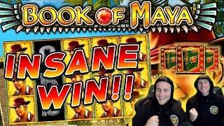 Book of Maya Big win - HUGE WIN with best symbol - free spins (Online Casino)