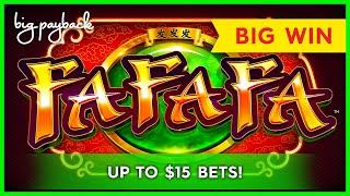 ULTRA RARE BONUS! Fa Fa Fa Fortune Cash Slot - UP TO $15 BETS!