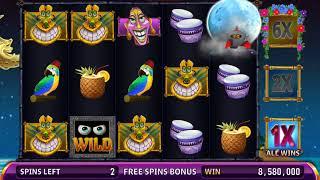 FREAKI TIKI 3 Video Slot Casino Game with a FREAKI TIKI 3 FREE SPIN  BONUS