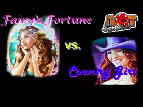 ✩ Country Girl vs. Fairy's Fortune $2 Bet ✩ ♠ SlotTraveler ♠ Slot Machine Bonus