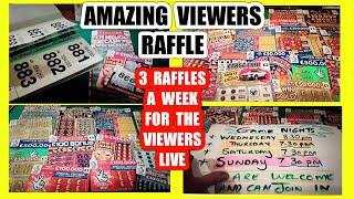 AMAZING..RAFFLE"LIVE'WE GIVE £80.AWAY TO VIEWERS LOTS SCRATCHCARDS.SENT POST FREE......3 TIMES WEEK