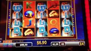 Wizard's Gold Free Spin Bonus On 40 Cent Bet