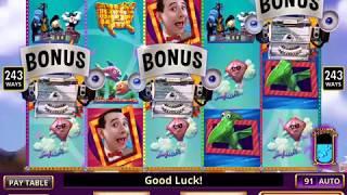 PEE-WEE'S PLAYHOUSE Video Slot Casino Game with a MAGIC SCREEN CONNECT BONUS