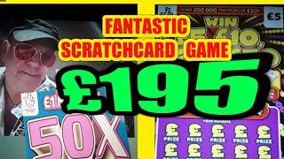 FANTASTIC SCRATCHCARD GAME..£195.00..50X..MONOPOLY..