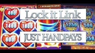 JUST HANDPAYS: •Lock it Link Slot Machine •Handpay Collection 2018: Eureka, Loteria, Night Life