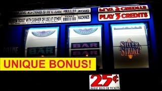 Silver Strike Slot Machine *UNIQUE BONUS* Win!
