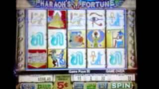 Pharaoh's Fortune 54 free Spins!! BONUS ROUND 5c slot game 5X Multiplier!!!