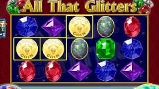 ALL THAT GLITTERS Video Slot Casino Game with a "BIG WIN" GEM STORE BONUS